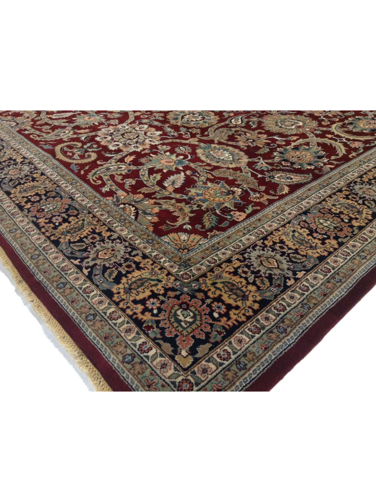 Traditional Red SK 8x10 Hand Knotted Area Rug from India