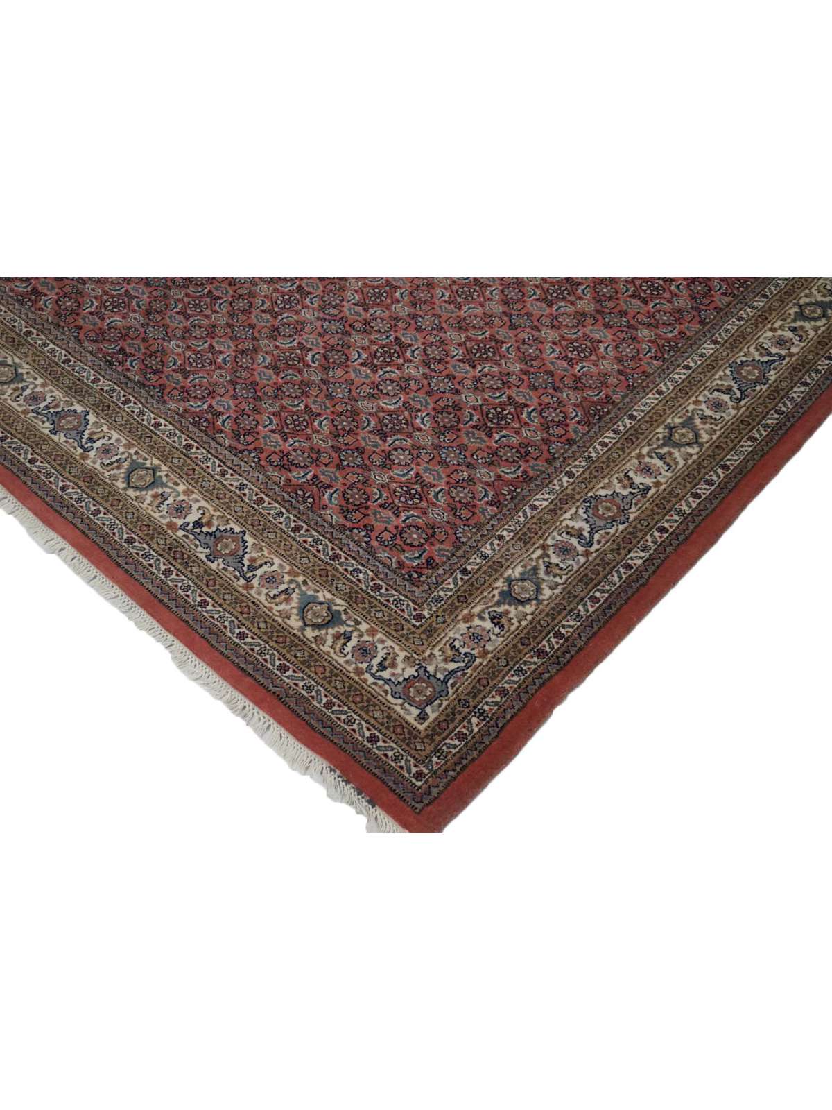 Traditional Peach SK 7x10 Hand Knotted Area Rug from India