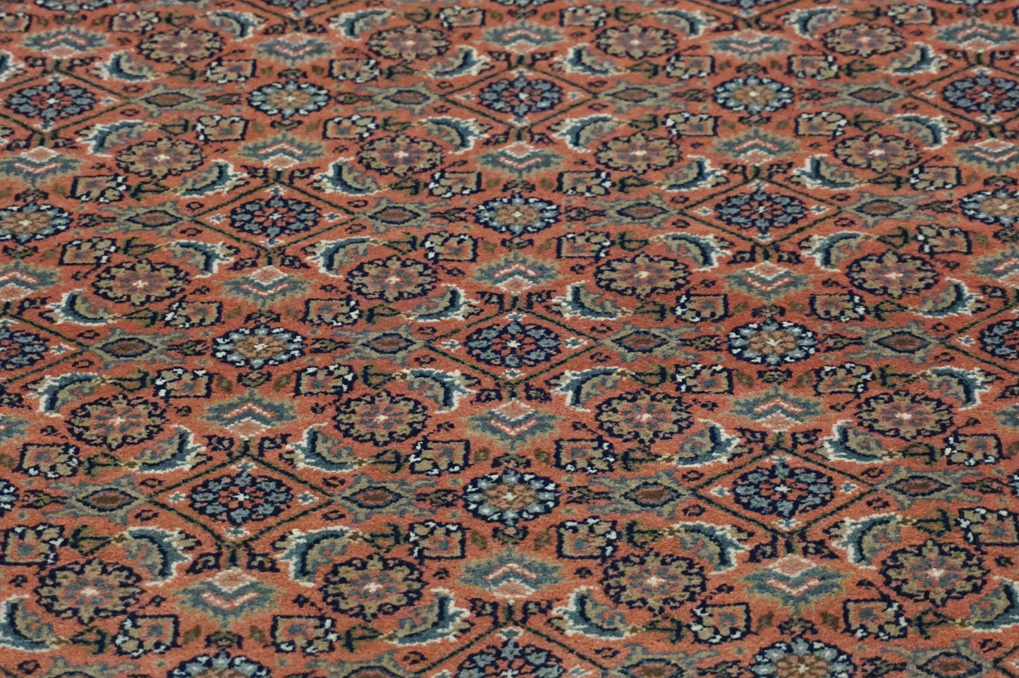 Traditional Peach SK 4x6 Hand Knotted Area Rug from India