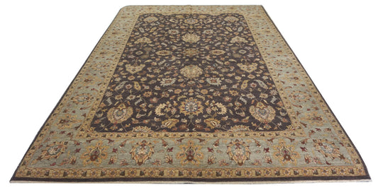 Traditional E.Plant A61 10x14 Hand Knotted Area Rug from India