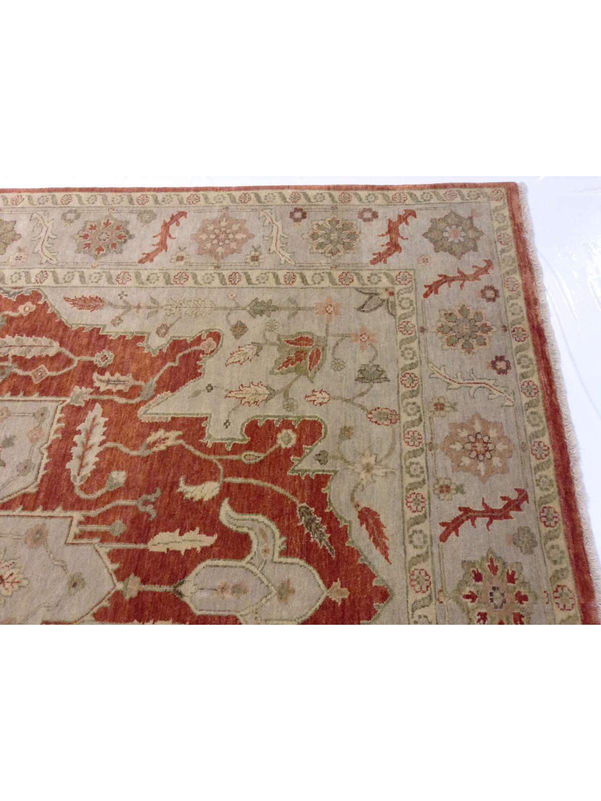 Traditional Red SP-34 7x10 Hand Knotted Area Rug from India