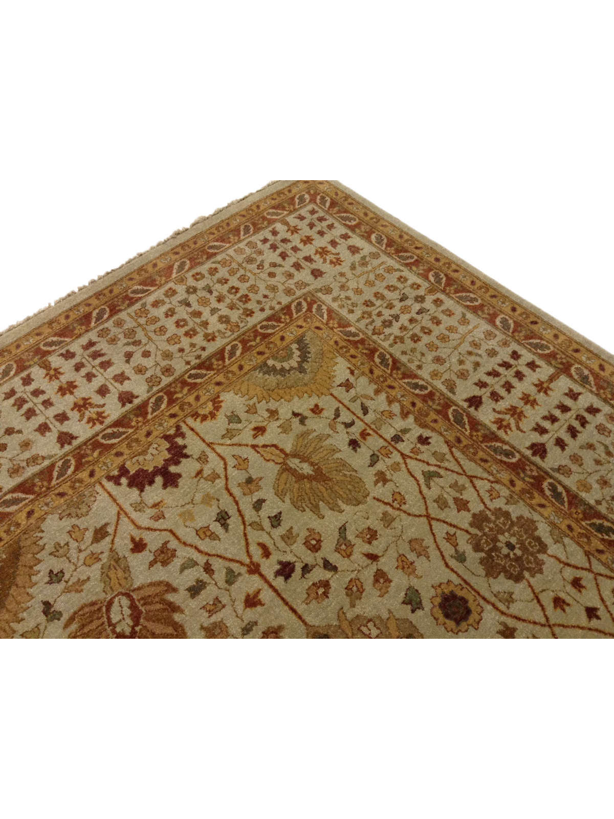 Traditional Bedge NANDINI 8x10 Hand Knotted Area Rug from India
