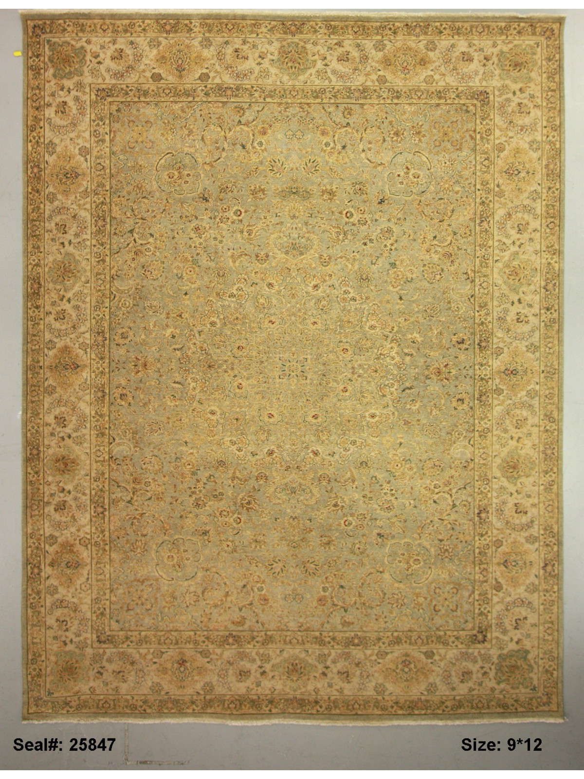 Traditional L.Green GA-1 9x12 Hand Knotted Area Rug from India
