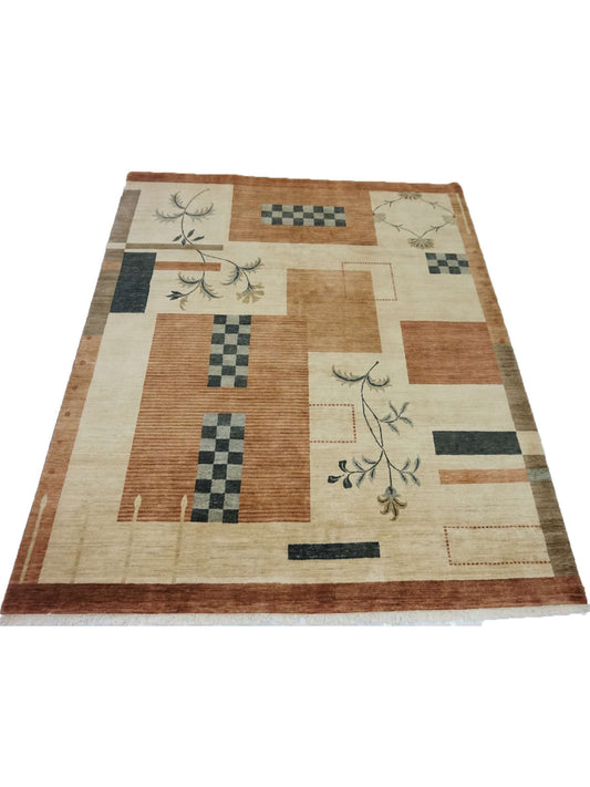 Traditional Mlty SK-817 8x10 Hand Knotted Area Rug from India
