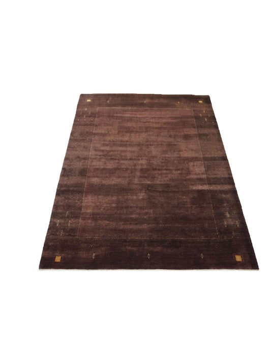 Traditional Purple 216 8x10 Hand Knotted Area Rug from India