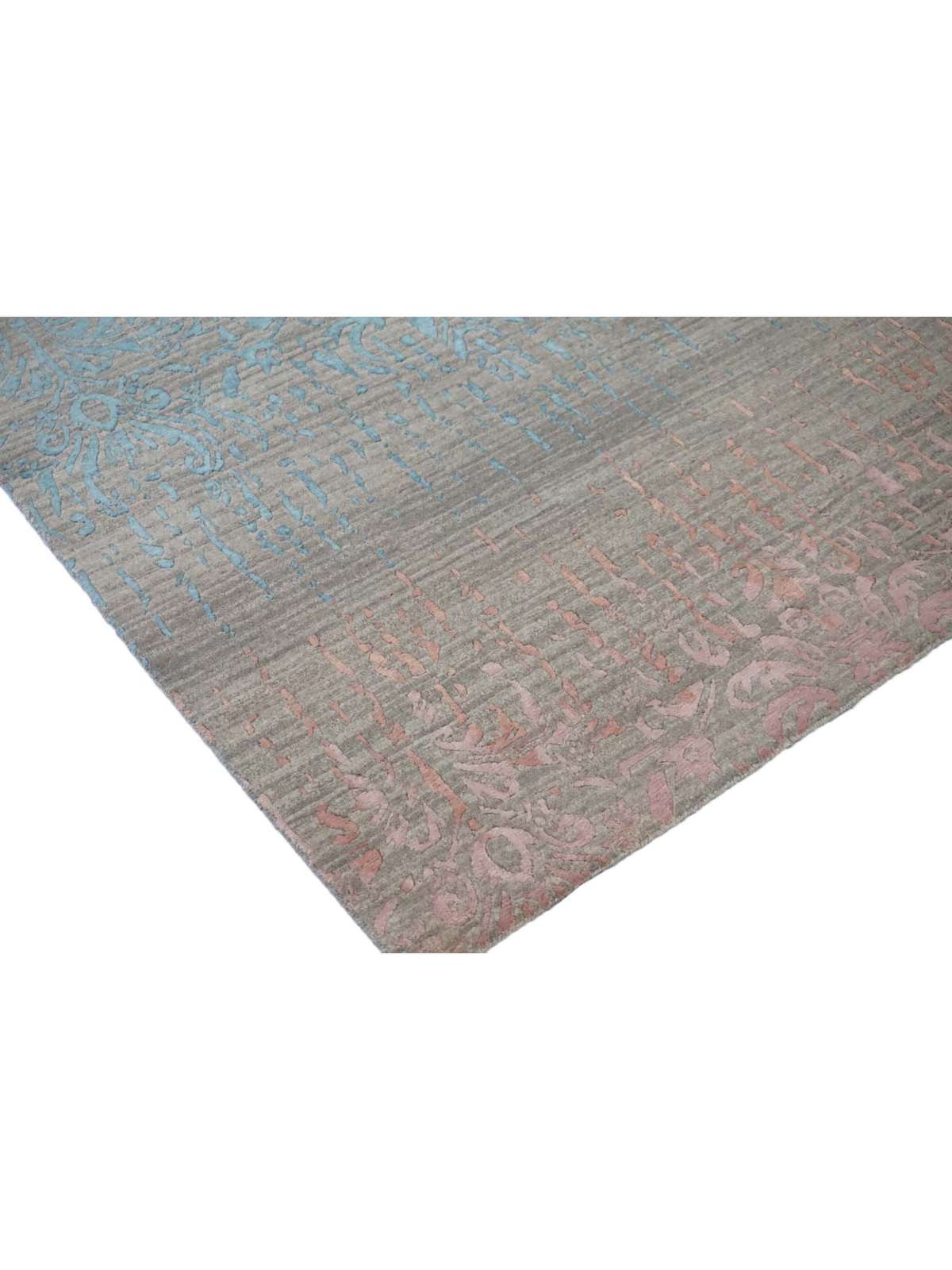 Modern Grey BD-02 8x10 Hand Knotted Area Rug from India