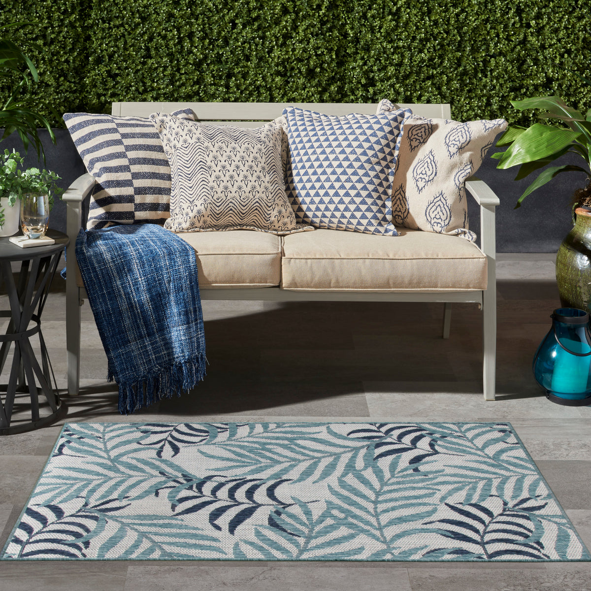 Nourison Home Garden Oasis Goa01 Area Rugs Collection
