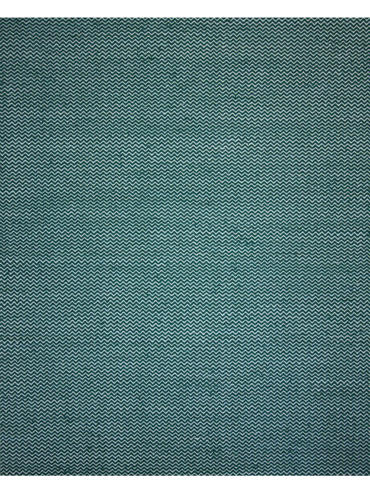 Modern Ivory CHEVRON 5x7 Flat Weave Area Rug from India