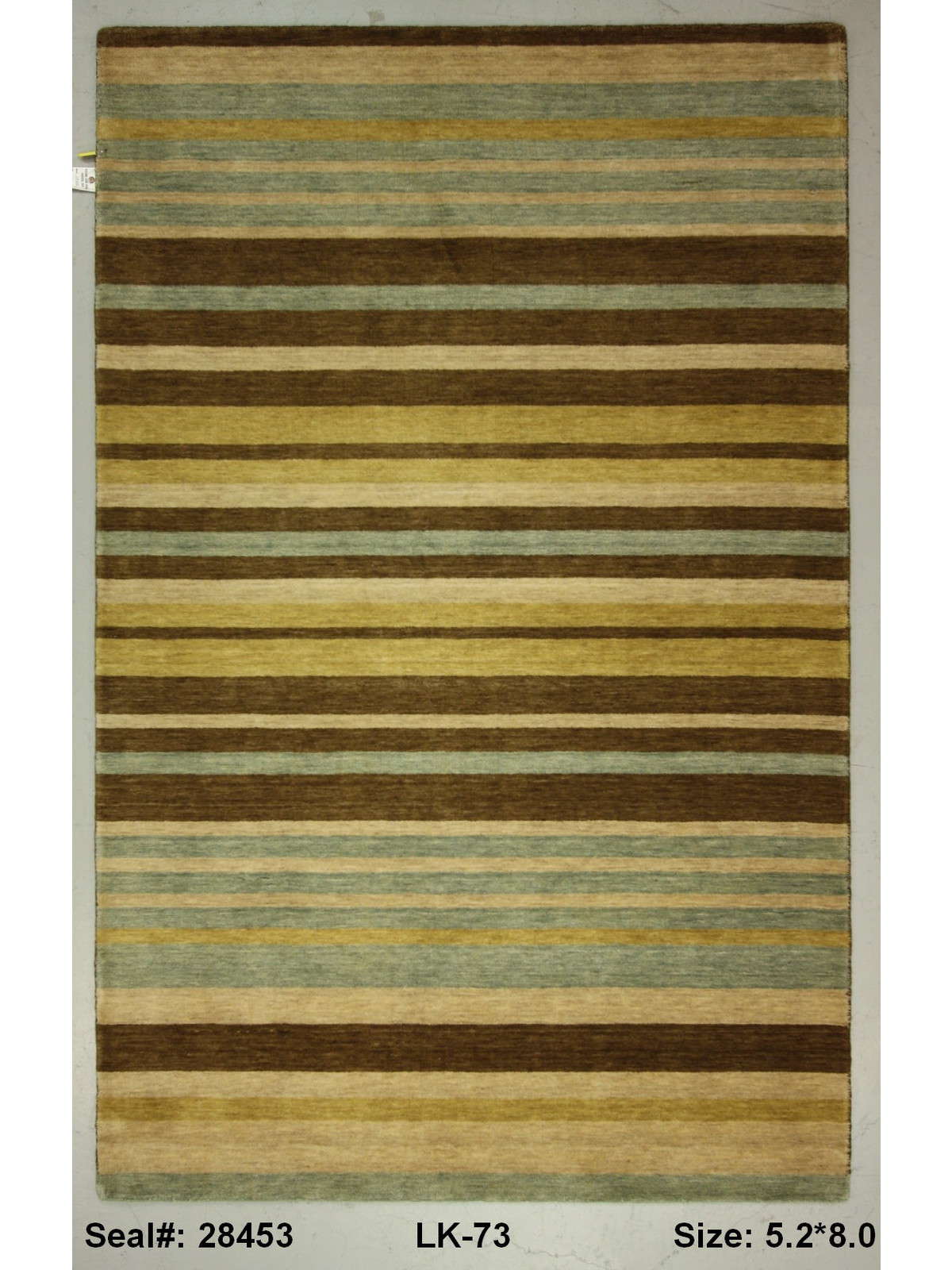 Traditional Multi LK-73 5x8 Loom Knotted Area Rug from India