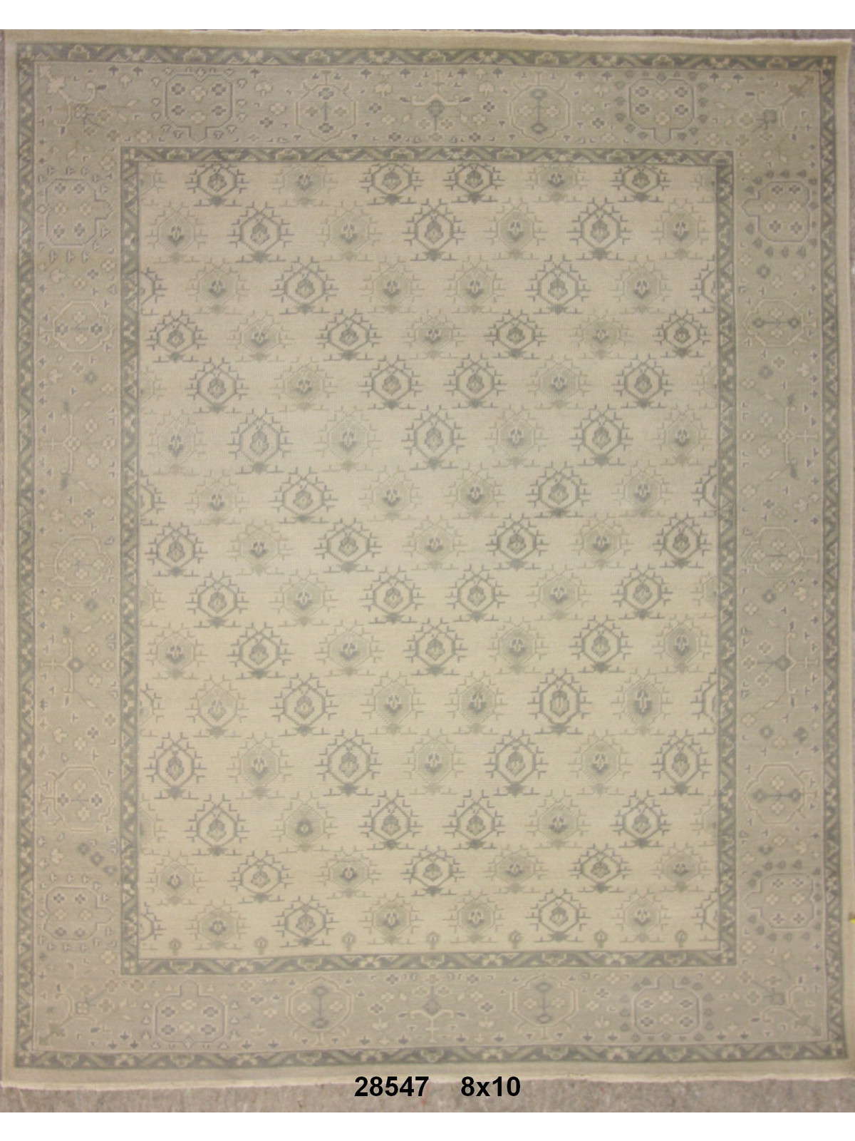 Traditional Sand MM-58331 8x10 Hand Knotted Area Rug from India
