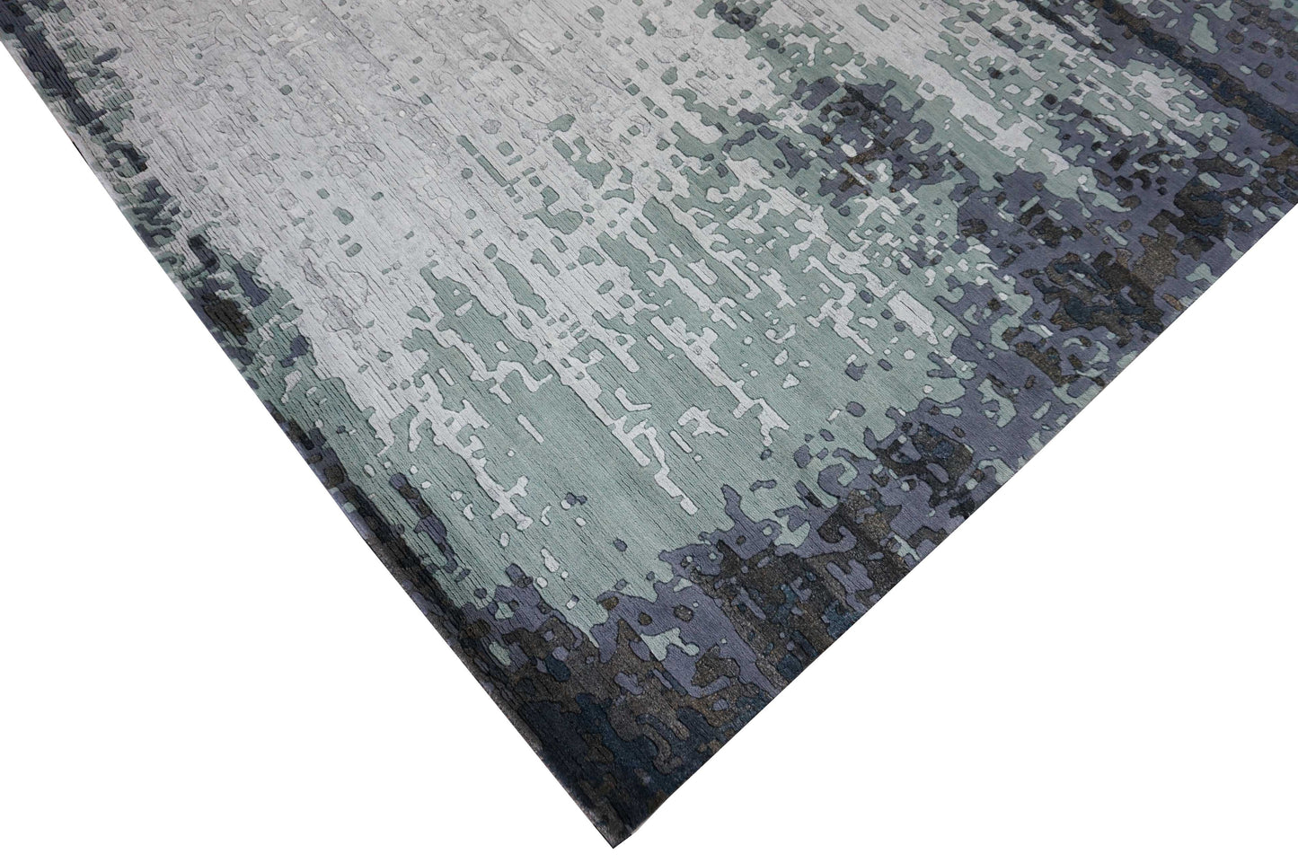 Modern Mix L3170 8x10 Hand Knotted Area Rug from India