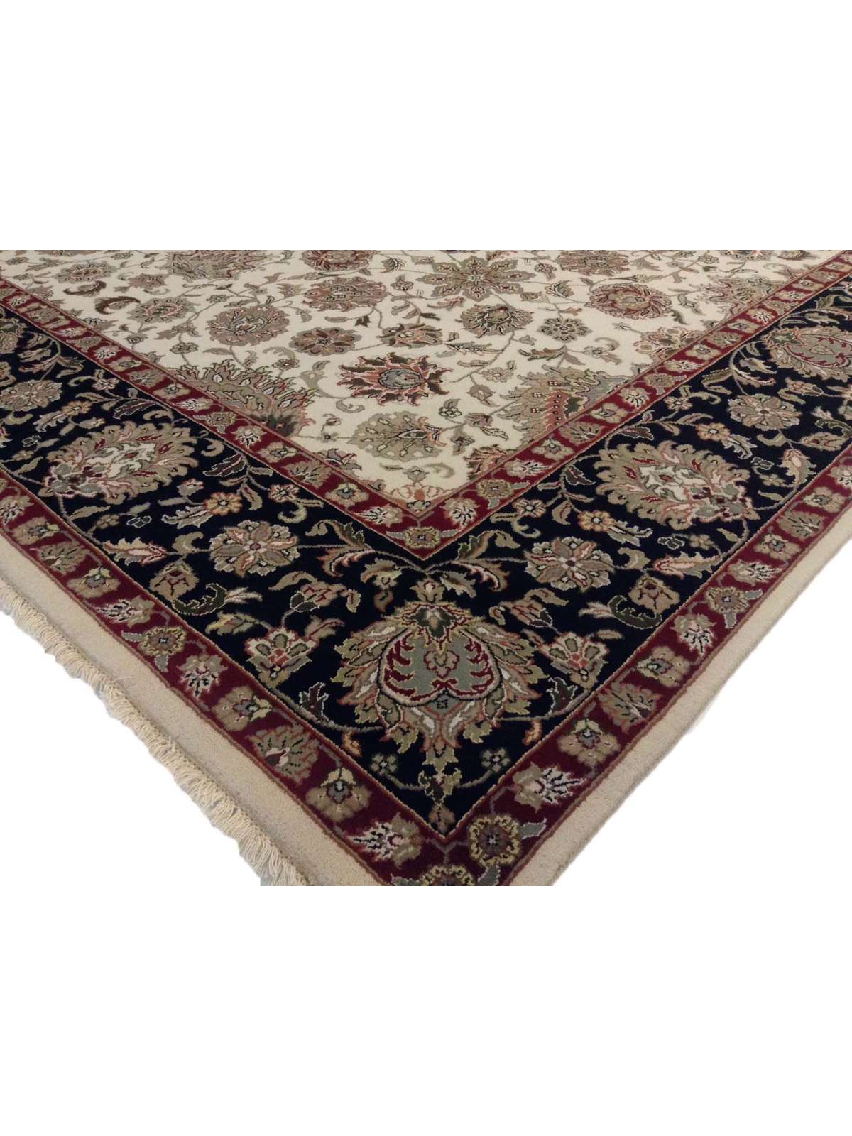 Traditional Beige BC-1327 7x10 Hand Knotted Area Rug from India