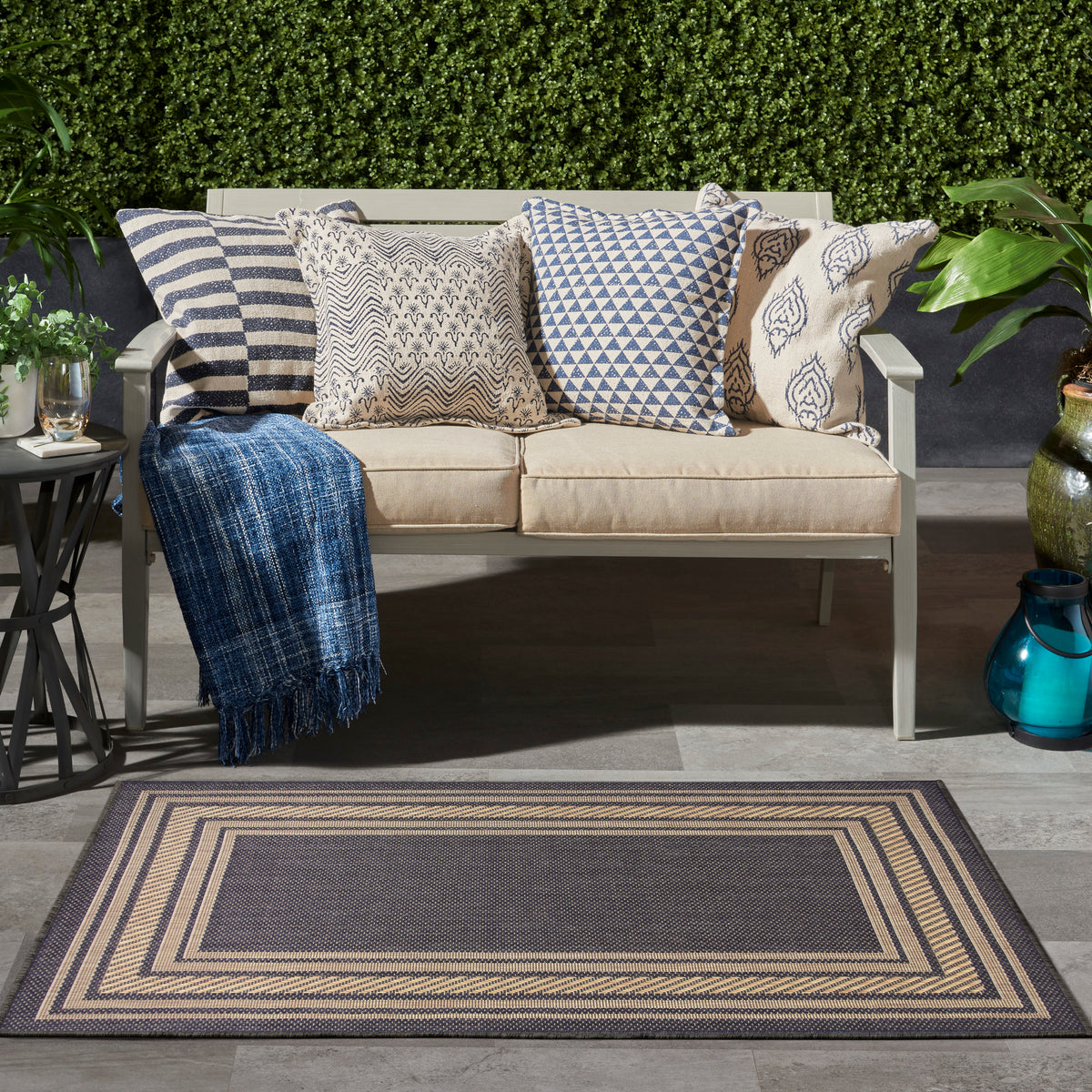 Nourison Home Horizon Indoor/Outdoor Hoz03 Area Rugs Collection
