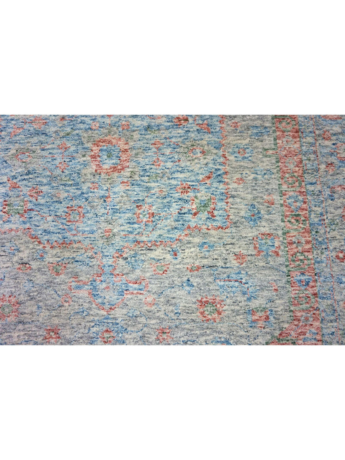 Modern Gray/Gray 851 8x10 Hand Knotted Area Rug from India