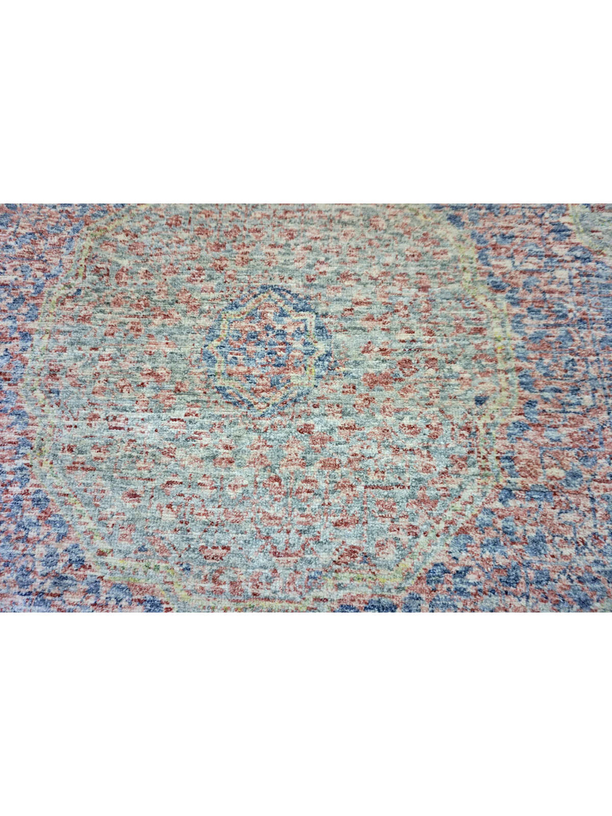 Modern Gray 833 8x10 Hand Knotted Area Rug from India