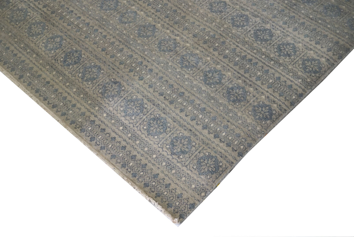 Modern Grey NS-24 10x14 Hand Knotted Area Rug from India