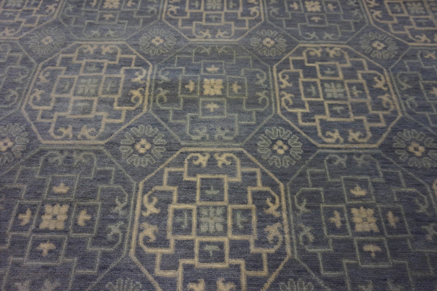 Modern Grey N-62 6x9 Hand Knotted Area Rug from India