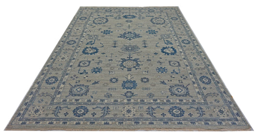 Traditional Grey MC-01 10x14 Hand Made Area Rug from Persian