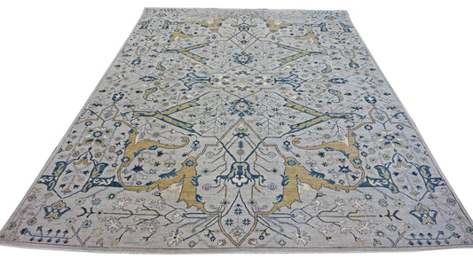 Modern Grey AJ-4 10x14 Flat Weave Area Rug from Persian