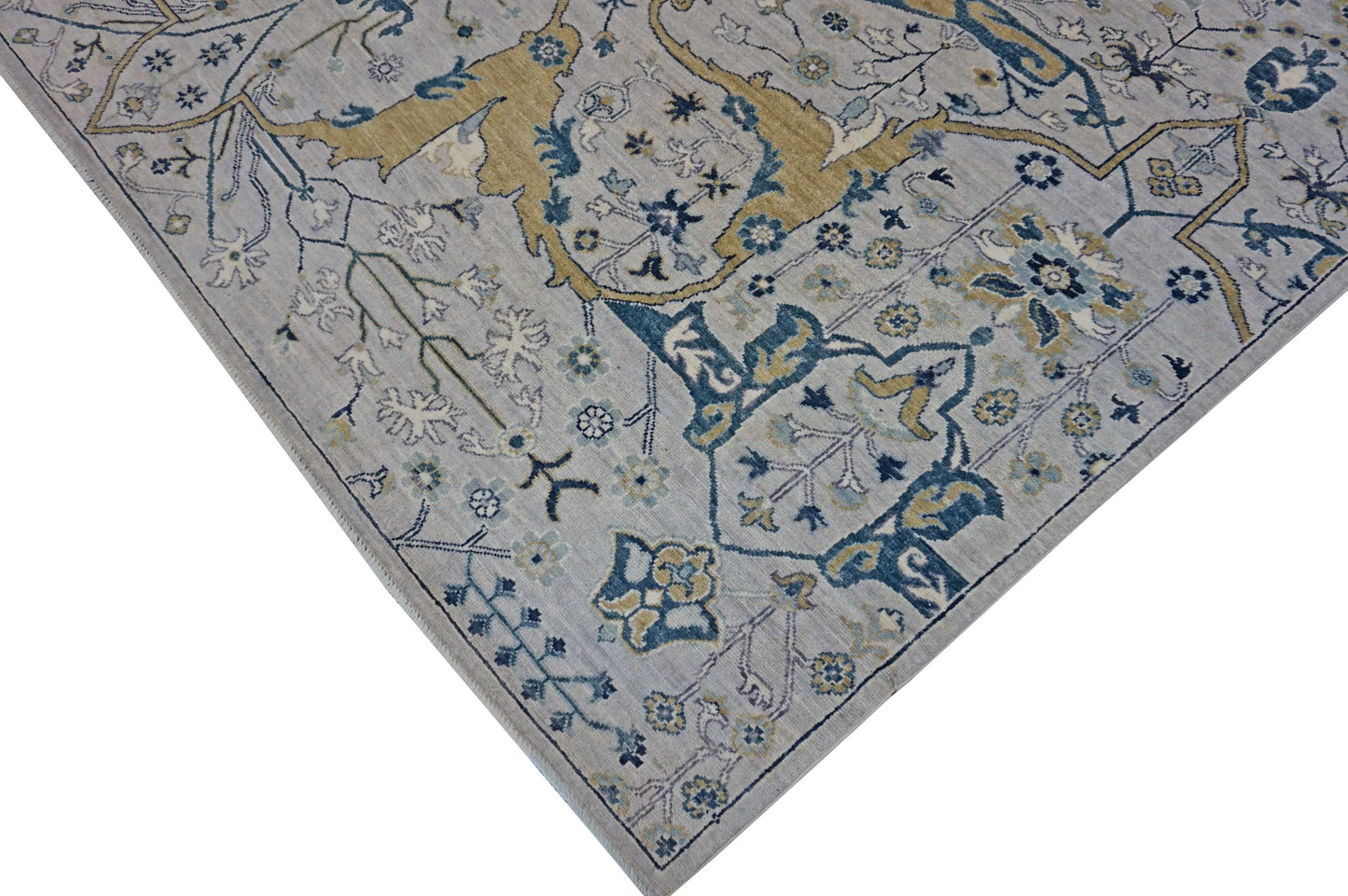 Modern Grey AJ-4 10x14 Flat Weave Area Rug from Persian