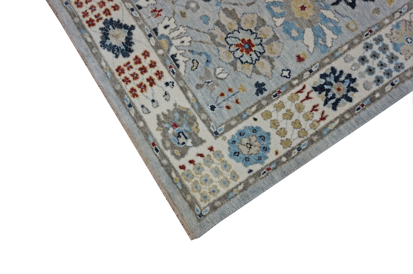 Traditional Silver 215 4x6 Hand Knotted Area Rug from India