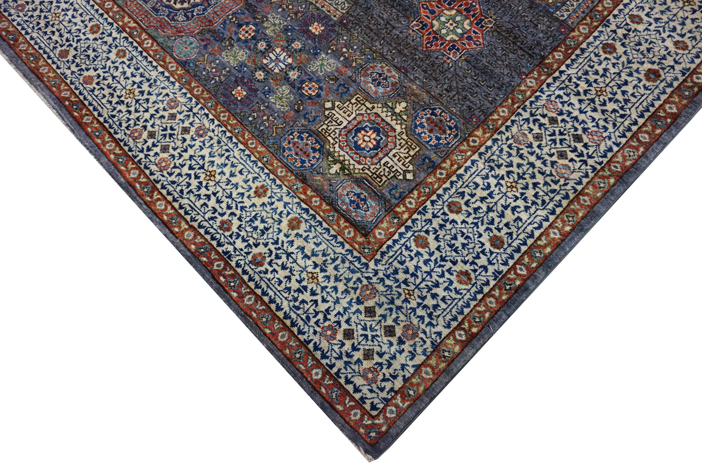 Traditional Multi SERAPI 8x10 Hand Knotted Area Rug from Pakistan