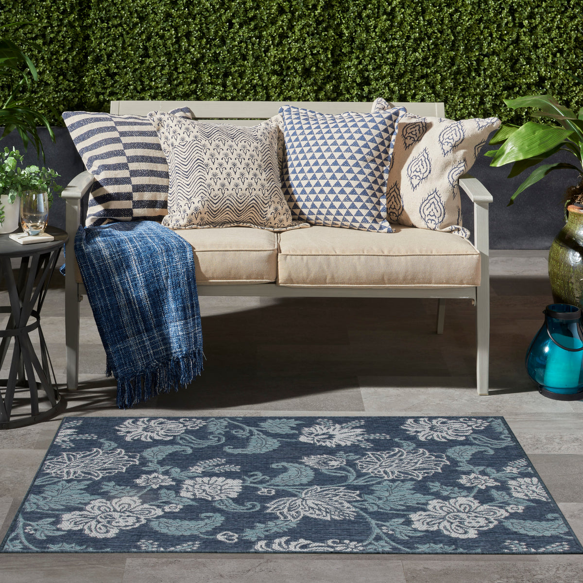 Nourison Home Garden Oasis Goa03 Area Rugs Collection