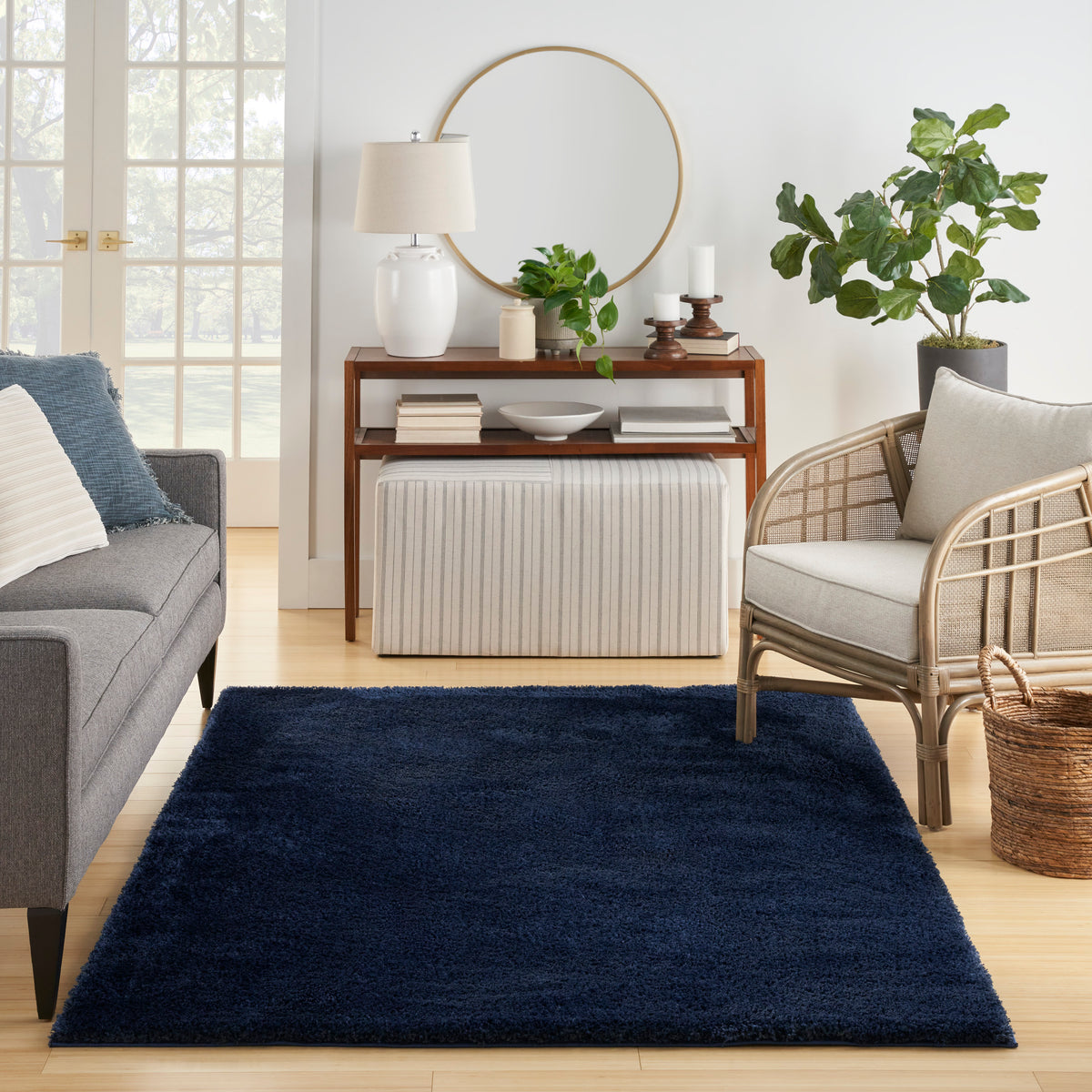 Nourison Home Pacific Shag Pcs01 Area Rugs Collection