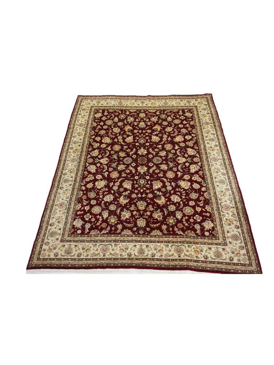 Traditional Red SINO 8x10 Hand Knotted Area Rug from India