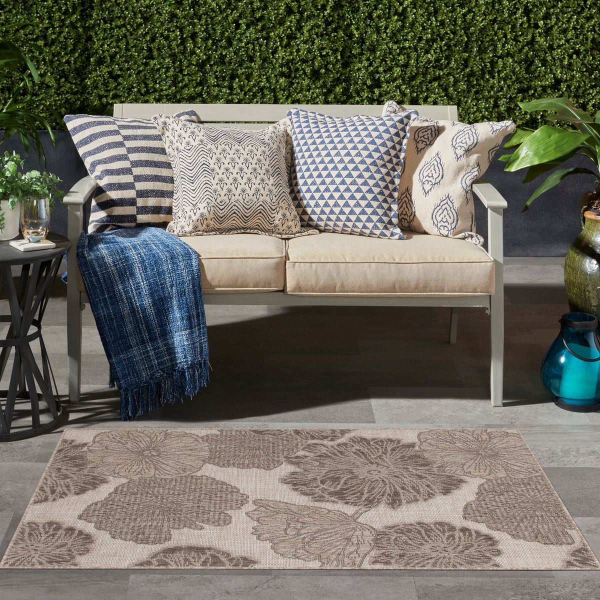 Nourison Home Garden Oasis Goa04 Area Rugs Collection