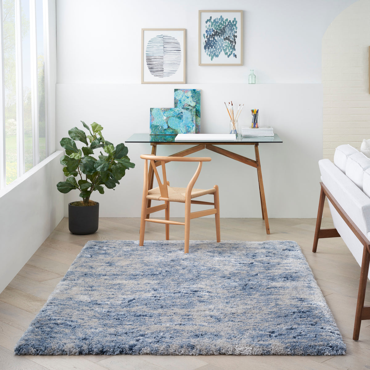 Nourison Home Dreamy Shag Drs06 Area Rugs Collection