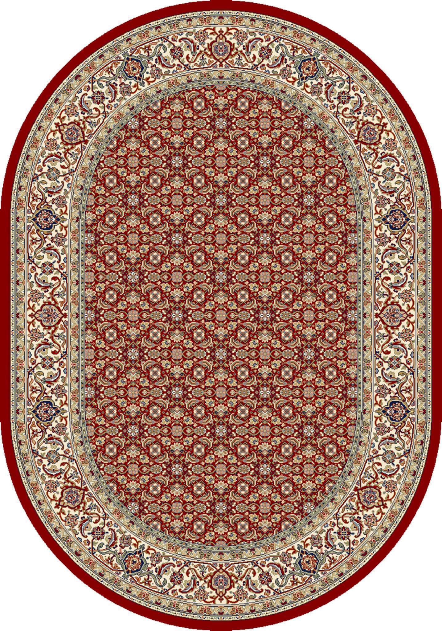 Dynamic Ancient Garden 57011 Red-Ivory Area Rug Collection