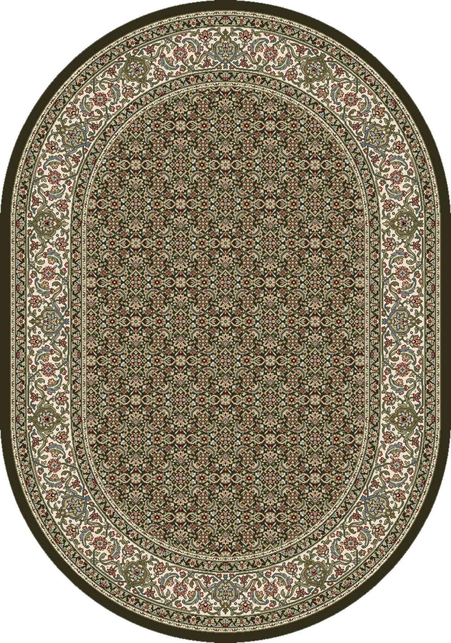 Dynamic Ancient Garden 57011 Black-Ivory Area Rug Collection