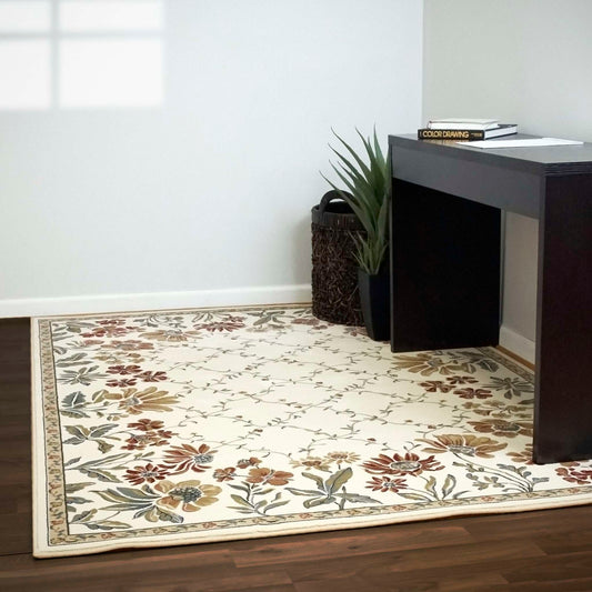 Dynamic Ancient Garden 57084 Ivory Area Rug Collection