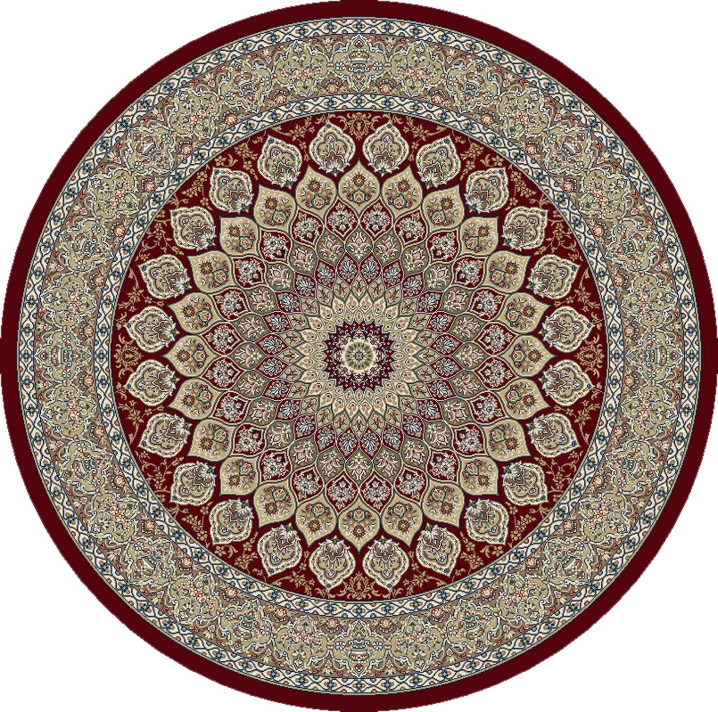 Dynamic Ancient Garden 57090 Red Area Rug Collection