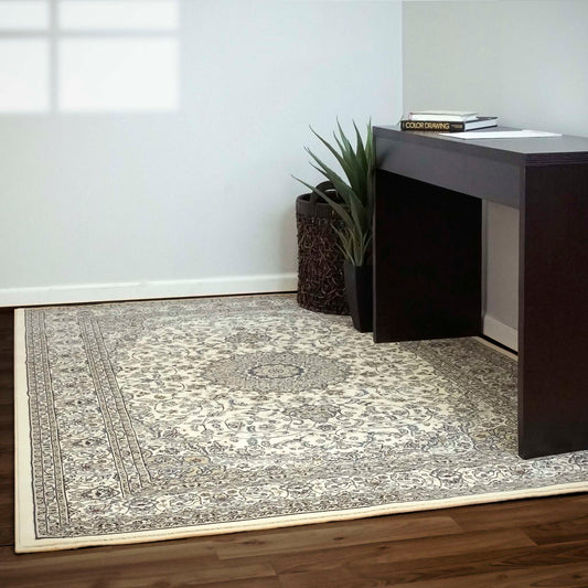 Dynamic Ancient Garden 57119 Ivory Area Rug Collection