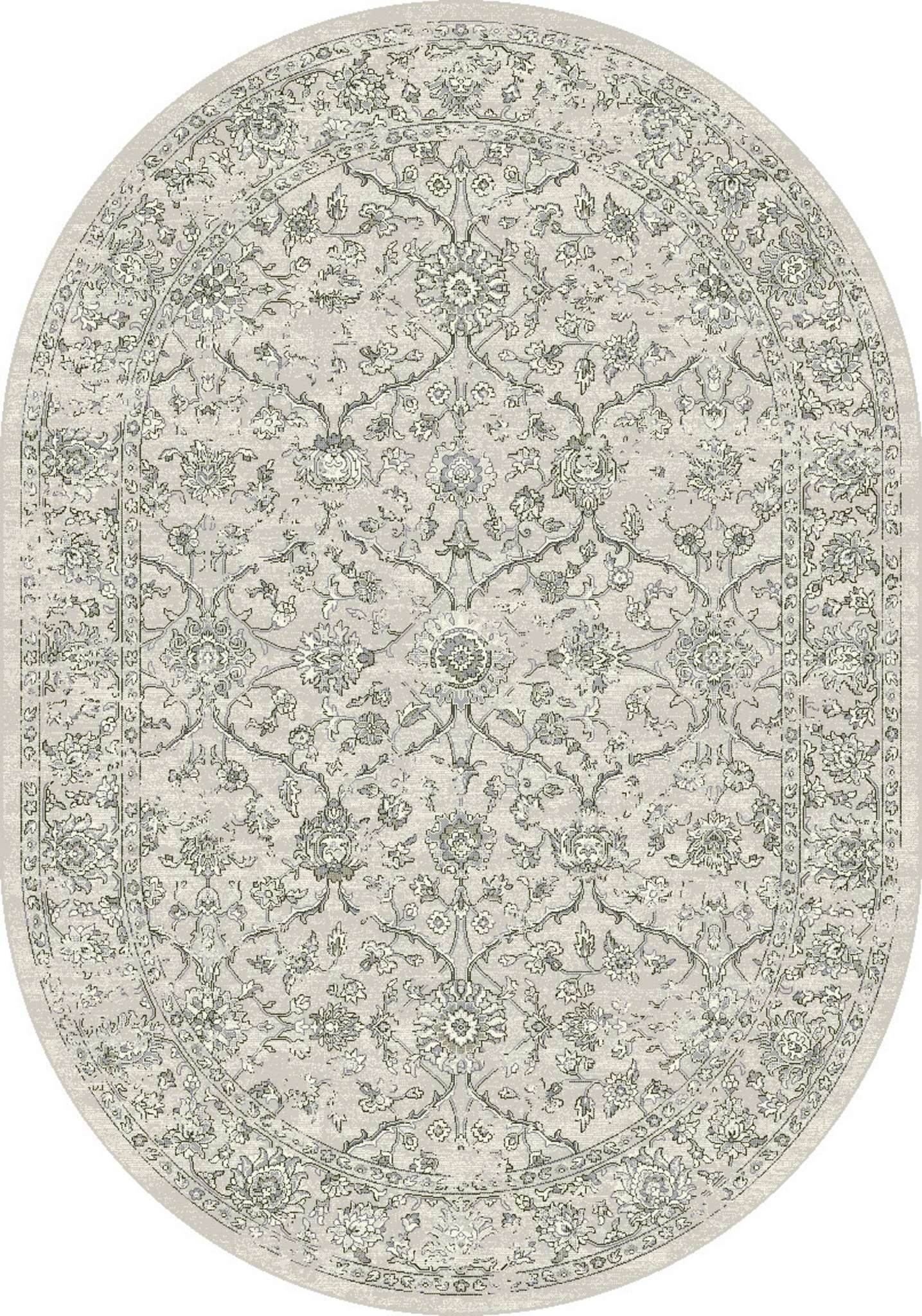 Dynamic Ancient Garden 57136 Silver-Grey Area Rug Collection