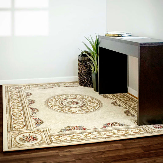 Dynamic Ancient Garden 57226 Ivory Area Rug Collection
