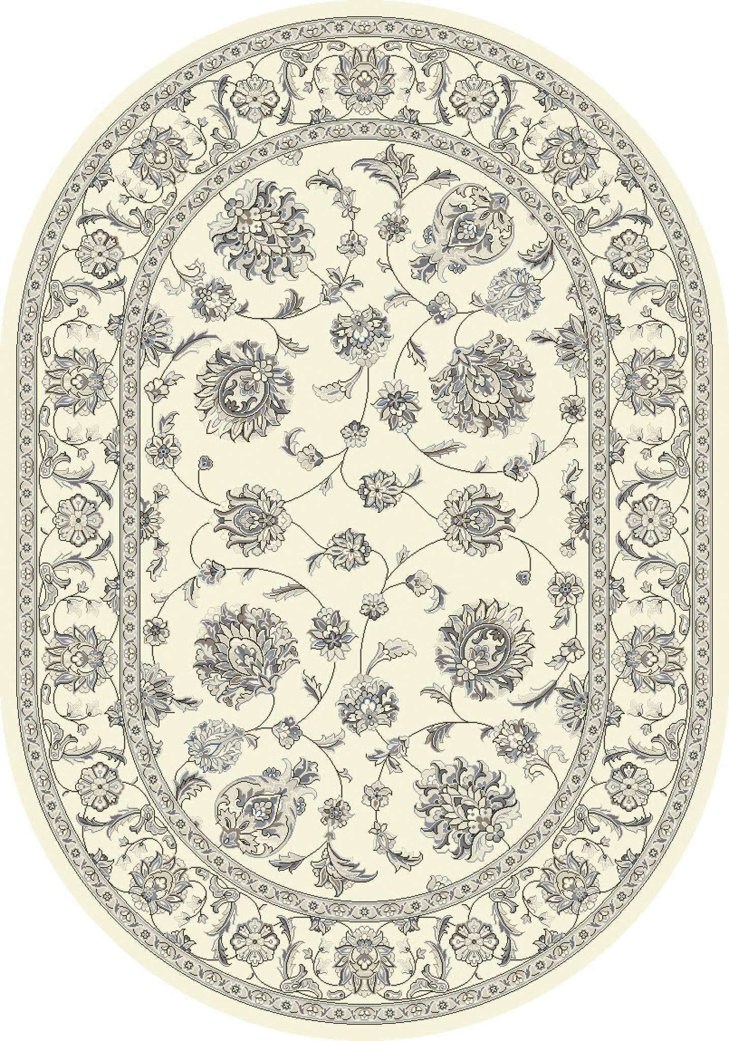 Dynamic Ancient Garden 57365 Cream Area Rug Collection