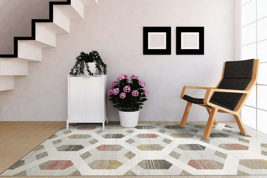 Dynamic Avenue 3403 Ivory-Multi Area Rug Collection