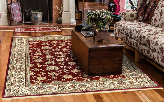 Dynamic Brilliant 7226 Red Area Rug Collection