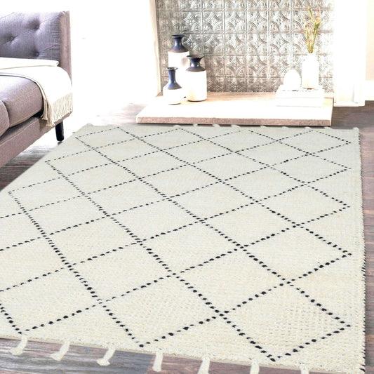 Dynamic Celestial 6952 Ivory-Black Area Rug Collection