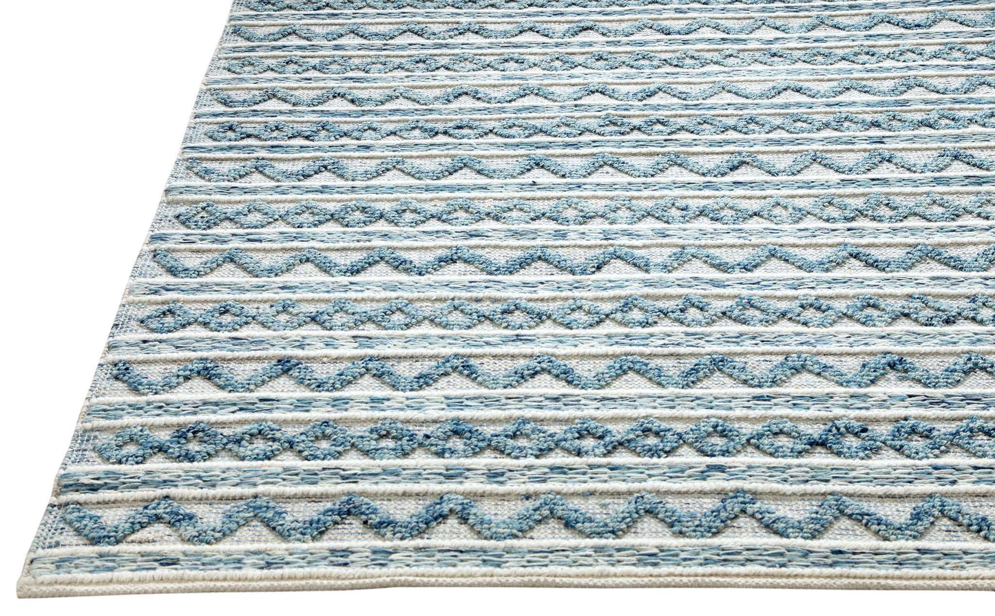 Dynamic Heirloom 91004 Teal-Ivory Area Rug Collection
