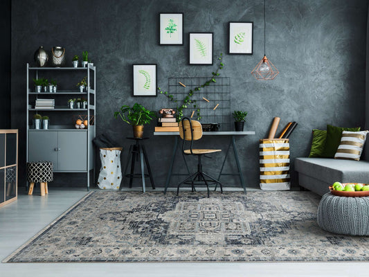 Dynamic Juno 6882 Dark Blue-Cream Area Rug Collection