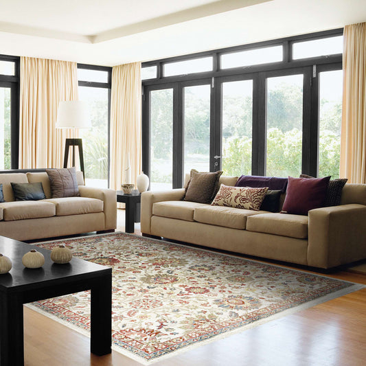 Dynamic Juno 6883 Ivory-Red Area Rug Collection