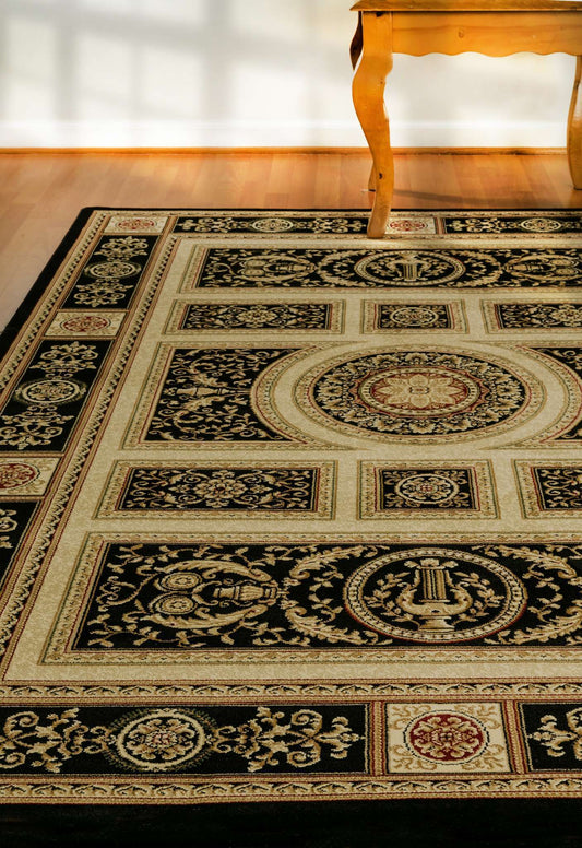 Dynamic Legacy 58021 Black Area Rug Collection