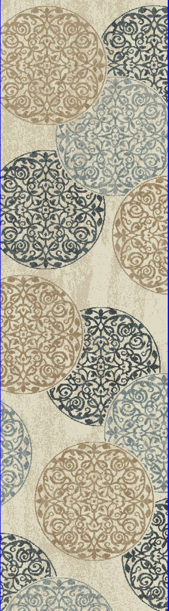 Dynamic Melody 985014 Ivory Area Rug Collection