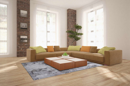 Dynamic Mosaic 1660 Grey Area Rug Collection