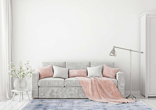 Dynamic Mosaic 1666 Cream-Grey-Blue Area Rug Collection