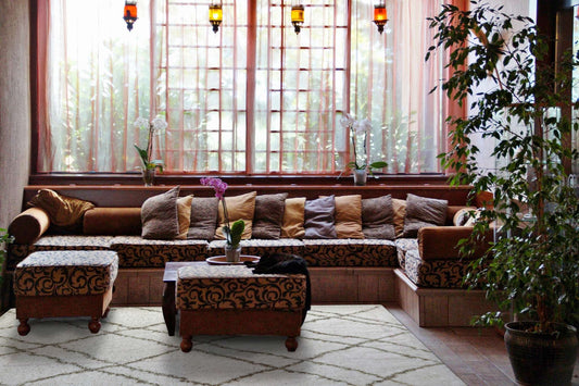 Dynamic Nordic 7431 White-Silver Area Rug Collection